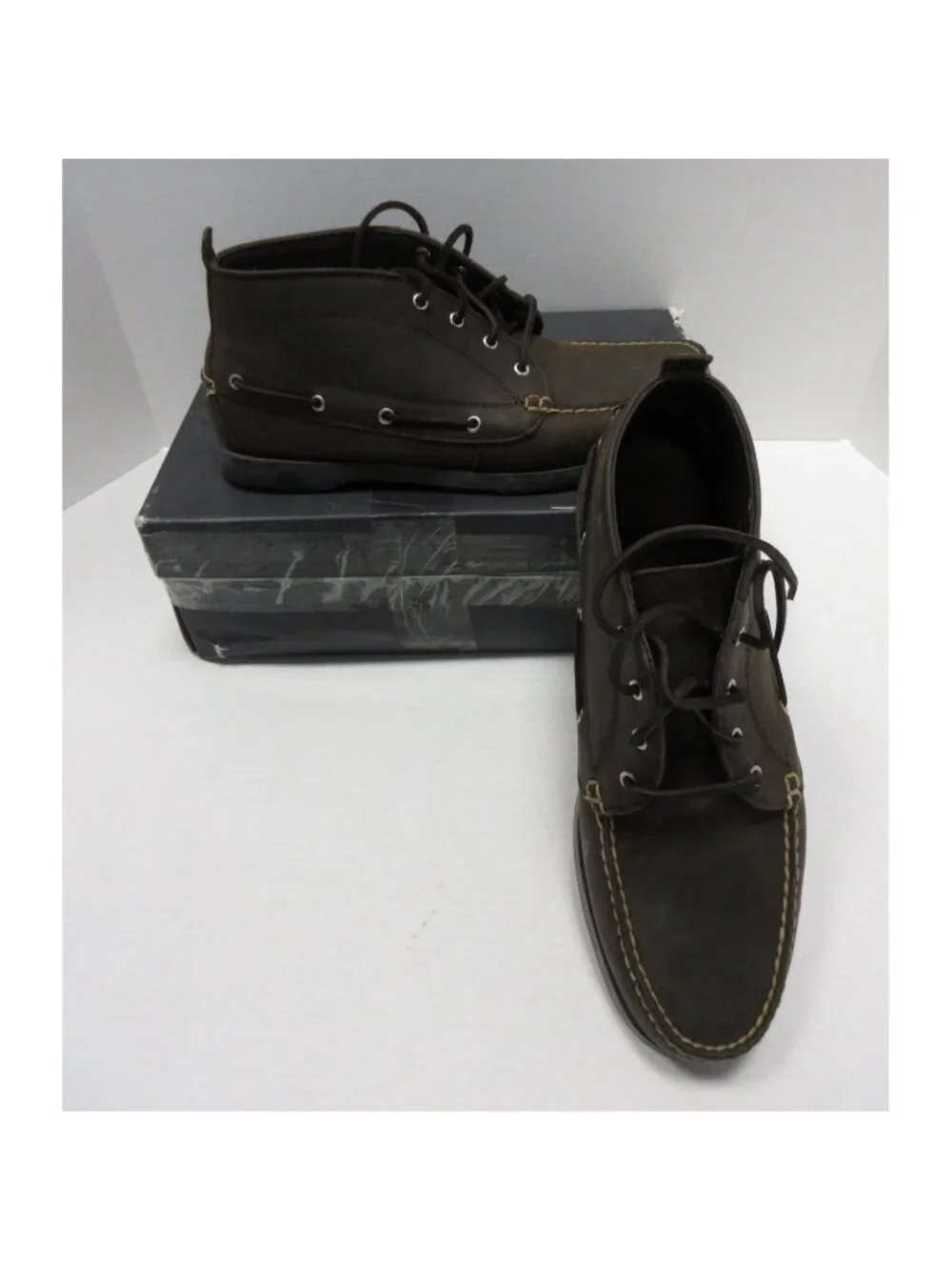 Polo Ralph Lauren Boots 11.5 D Meadowlark Chukka Leather Sportsman Y2K